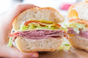 what to eat with provolone prosciutto sandwich